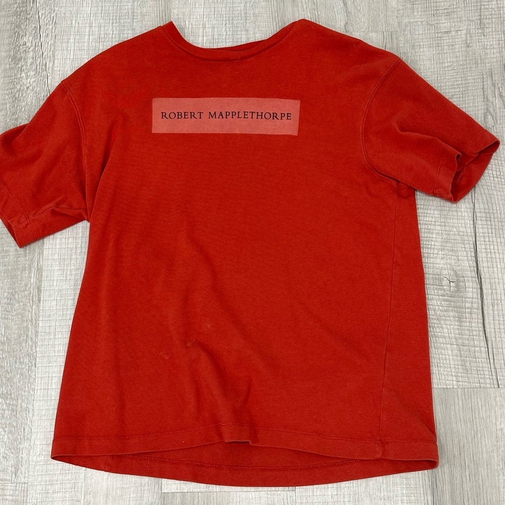 ZARA Red robert mapplethorpe t shirt